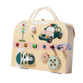 Montessori Children Wooden Activity Busy Board Led Light Early Educational Sensory First Birthday Gifts Busy Box Toys for Kids