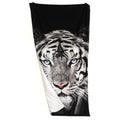 Wholesale Quality 400gsm Thick Terry Velour Oversized Custom Design Printing Pakistan Fringed 100% Large Beach Cotton Towels