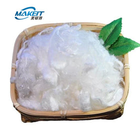 Biodegradable Staple Beans Bicomponent Fiber With Pla Price of Virgin Polyester Staple Fiber 1.5 d Polyester Staple Fiber Plant