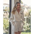 Custom logo Sweat Suit Summer Sweatsuit Outfits Women Two Piece Short Set Sportswear 2 Piece Hoodie Shorts Sets for Women