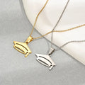 SC New Style Vintage Graduation Necklace Fashion Stainless Steel Necklace Trendy Mortarboard Pendant Necklace for Girls