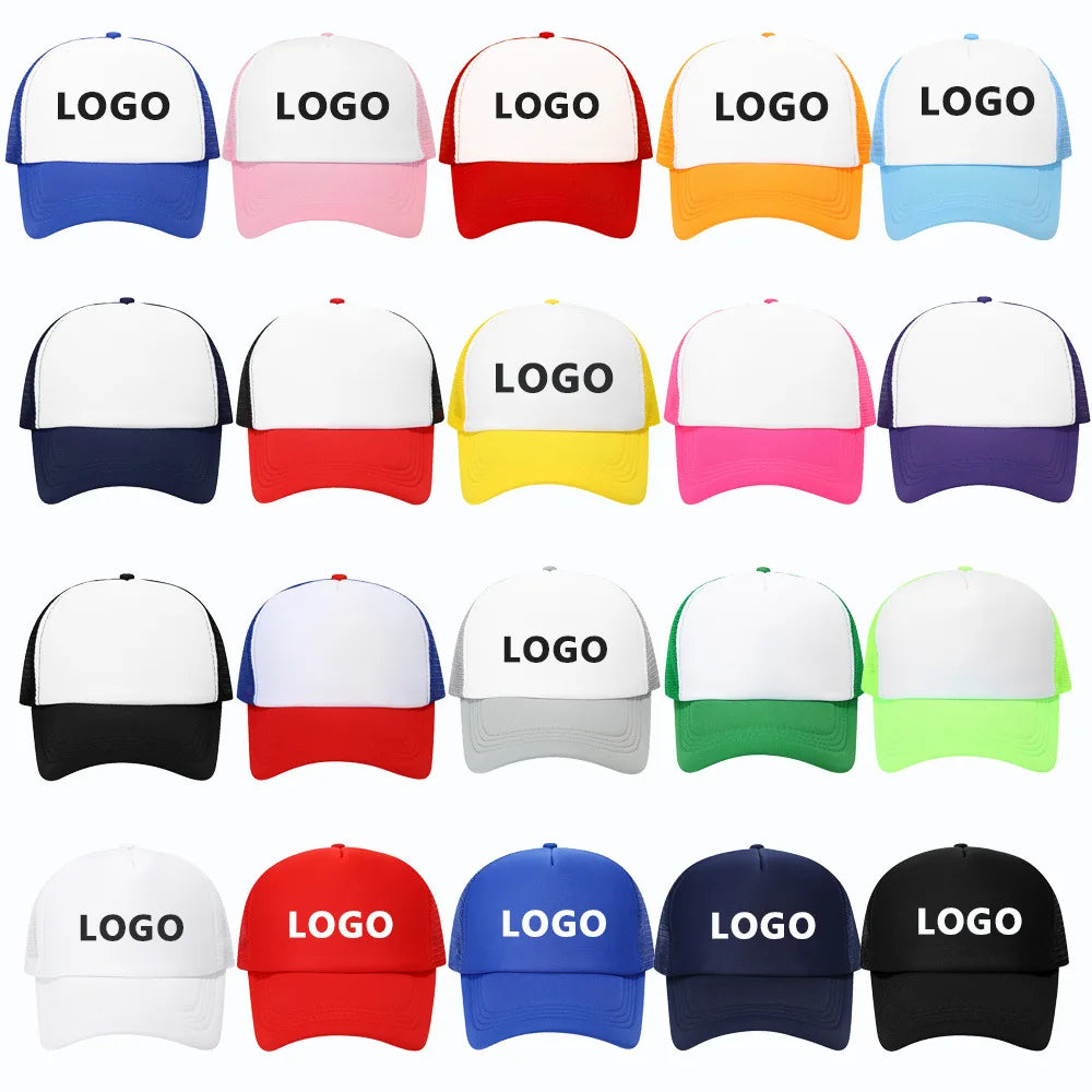 Custom Logo Adjustable Men Sports Baseball Hat Women Sport Caps Trucker Hat for Promotion Gift