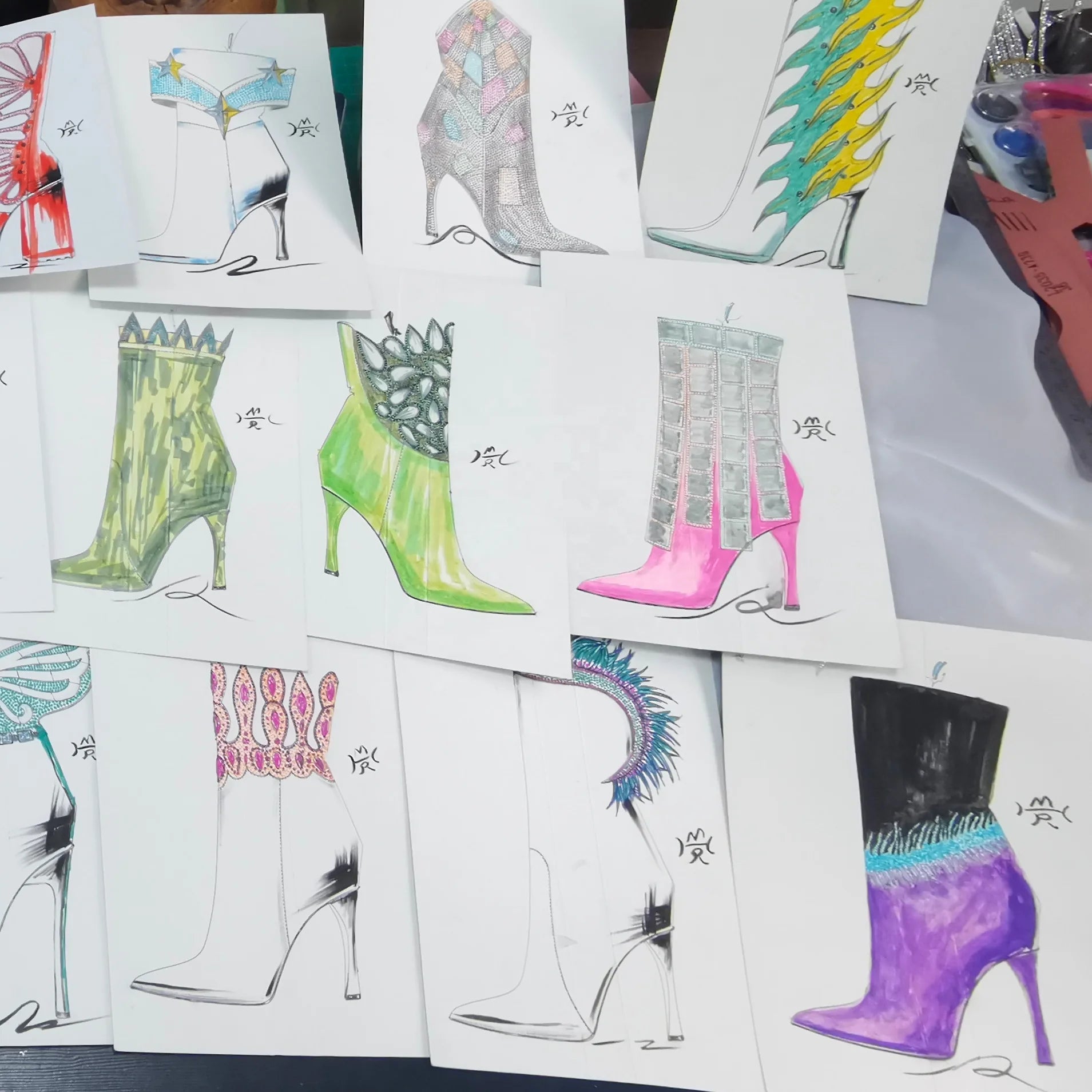 Custom logo Heel Style Material Packaging for Lady Shoes Manufacturer