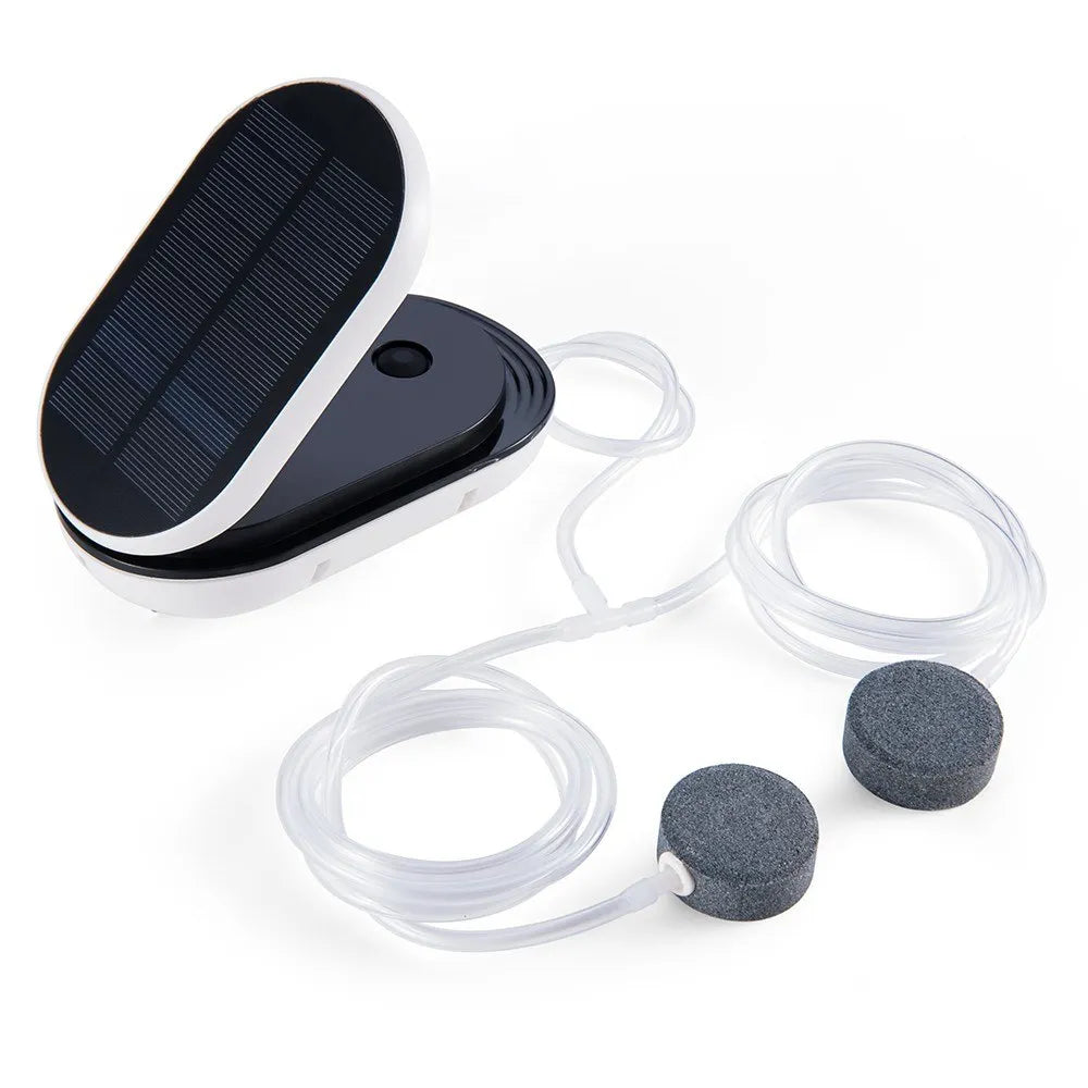 Air Pump Fish Tank Accessories Solar Powered Pool Pond Fish Tank Oxygenator Oxygen Aerator