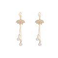 925 Silver Needle Hanging Long Fringed Earrings Statement Earrings Jewelry Minimalist Luxury Stud Earrings for Women