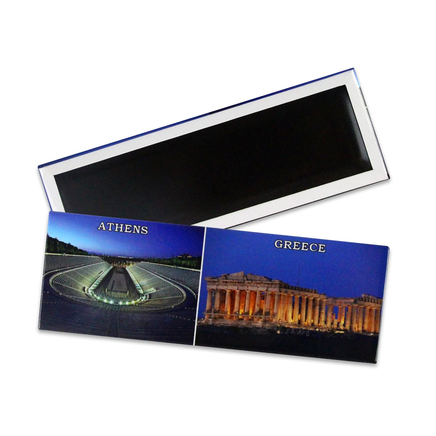 Wholesale Cost Custom Poland Warsaw Tin Plate Souvenir Fridge Magnets