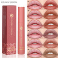 High Quality 6 Colors Portable Water Lip Tint Cheap Waterproof Non-Stick Matte Liquid Lipstick