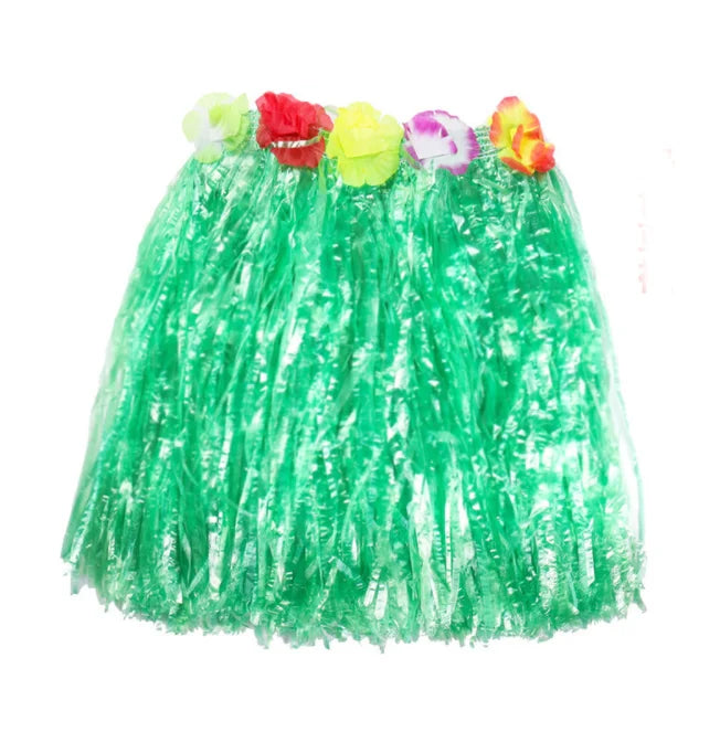2020Plastic Fibers Girls Woman Hawaiian Favors Grass Skirt Cheap Costume Flower Hula Skirt Dance Dress Party Hawaii Beach
