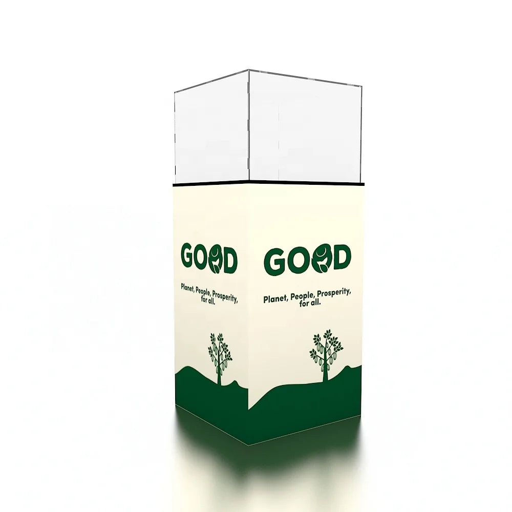 3ft SEG Fabric Podium Exhibition Display Trade Show Advertising Aluminum Acrylic Showcase Display