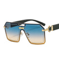 New 2024 Trading Designer Oversized Square Sunglasses Women Men Retro Shades Frame Logo Custom Glasses