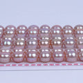 Retail Wholesale 3A Grade Natural Freshwater Pearls Half Drilled Not Hole Button Pearls Loose Pearls for Bracelet 10-15MM MegaBDM