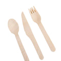 Hot Sale Ecoreware Biodegradable Disposable Wooden Cutlery for Camping