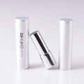 HUIHO New Design 12.1/12.7mm Cosmetic Packaging Container Custom LOGO Aluminum Empty Round Blue Lipstick Tube