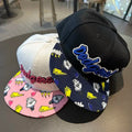 Unisex 6-Panel Flat Bill Snapback Hat 100% Wool Canvas Denim Material 3D Embroidery Y2K Hip Hop Style Cap Low MOQ Plain