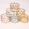 2023 New Eco-Friendly Bulk Table Decoration Silver Gold Napkin Holder Metal Napkin Ring for Wedding Party