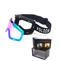 Custom Anti-Fog UV Ski Snow Glasses Safety Magnetic Goggles with Plastic Frame