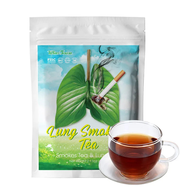 Winstown Lung Smoker's Tea Cleanse Flower Tea Bag Natural Herb Organic Redox Care Lungs Detox Tea for Smokers