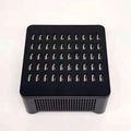 50-Port Smart USB Charger Hub with Fireproof Housing and Temperature Control