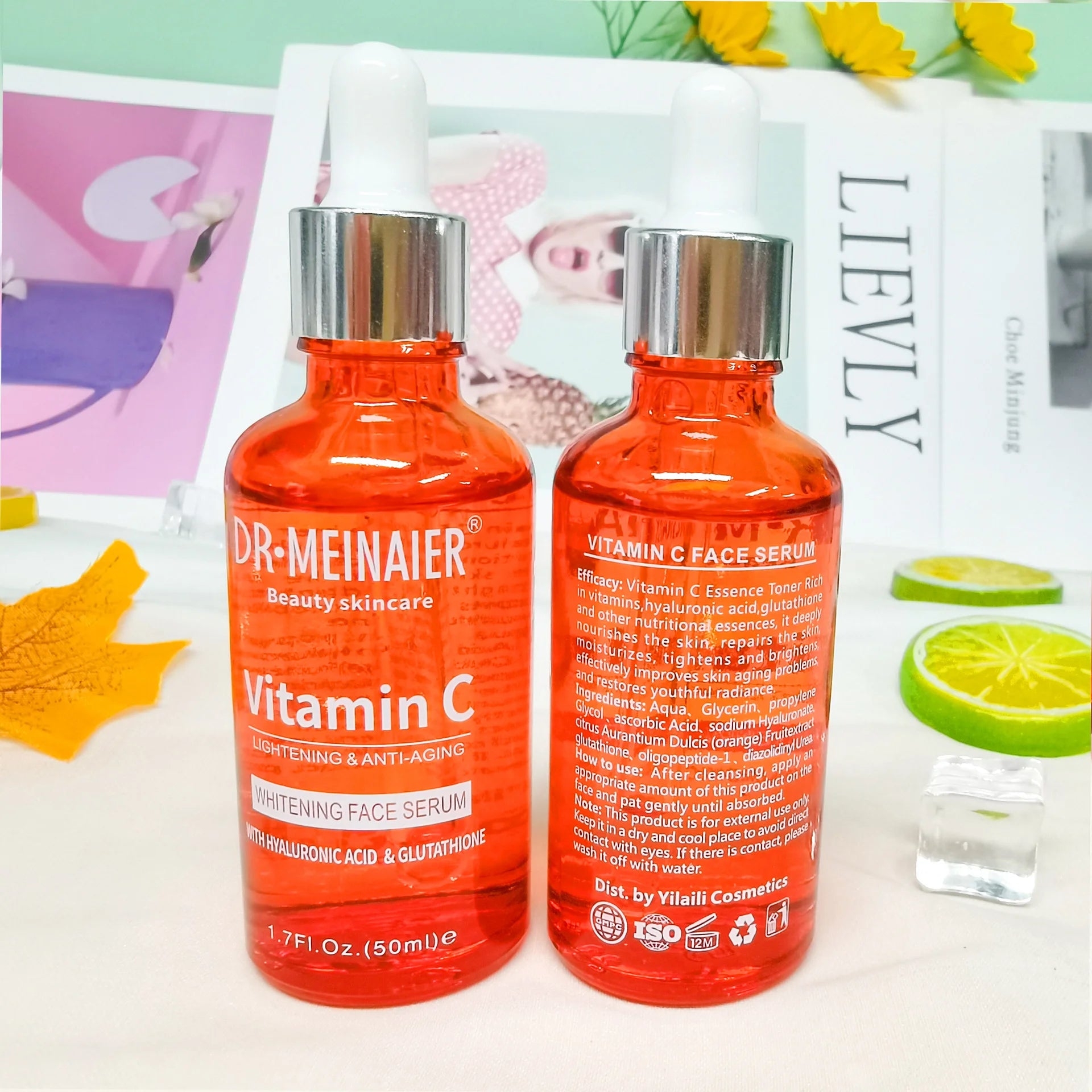 Private Label  Moisturizing and Brightening Anti-Wrinkle Whitening Vitamin c Serum for Face