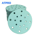 Speedfix Blue Sand 6 Inch 17 Hole Dry Sandpaper Tyrannosaurus Rex Round Brushed Sand Skin Car Putty Sandpaper