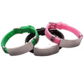 Personalized name logo European Silicone Bracelet Punk Glossy Stainless Steel Men's Women's Bracelet Adjustable Length