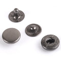 Ivoduff 10mm Snap Button Garment Accessories Round 4 Part Custom Spring Snap Button for Clothes