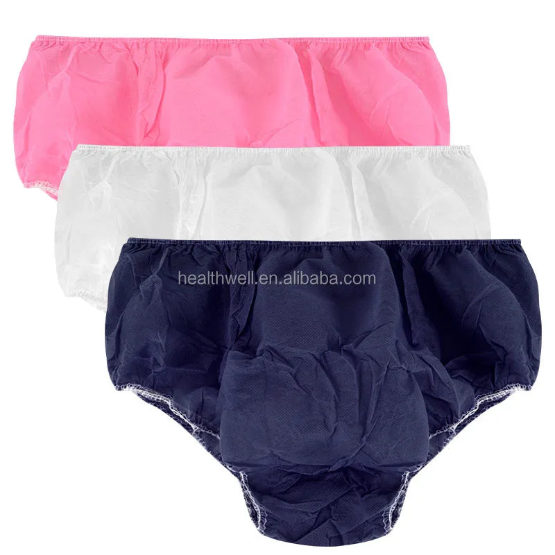 Disposable Non Woven Mens Underwear Briefs Made of Polypropylene
