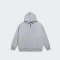 Premium Oversized Zip up Hoodie Streetwear Brown Hoodies Zipper Wholesale Custom Blank Full Face Zip up Hoodie Custom logo