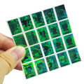 Custom Die Cut Adhesive Waterproof PVC Vinyl Stickers Holographic Cartoon Design for Company Logo for Medicine Liquid Eye Drop