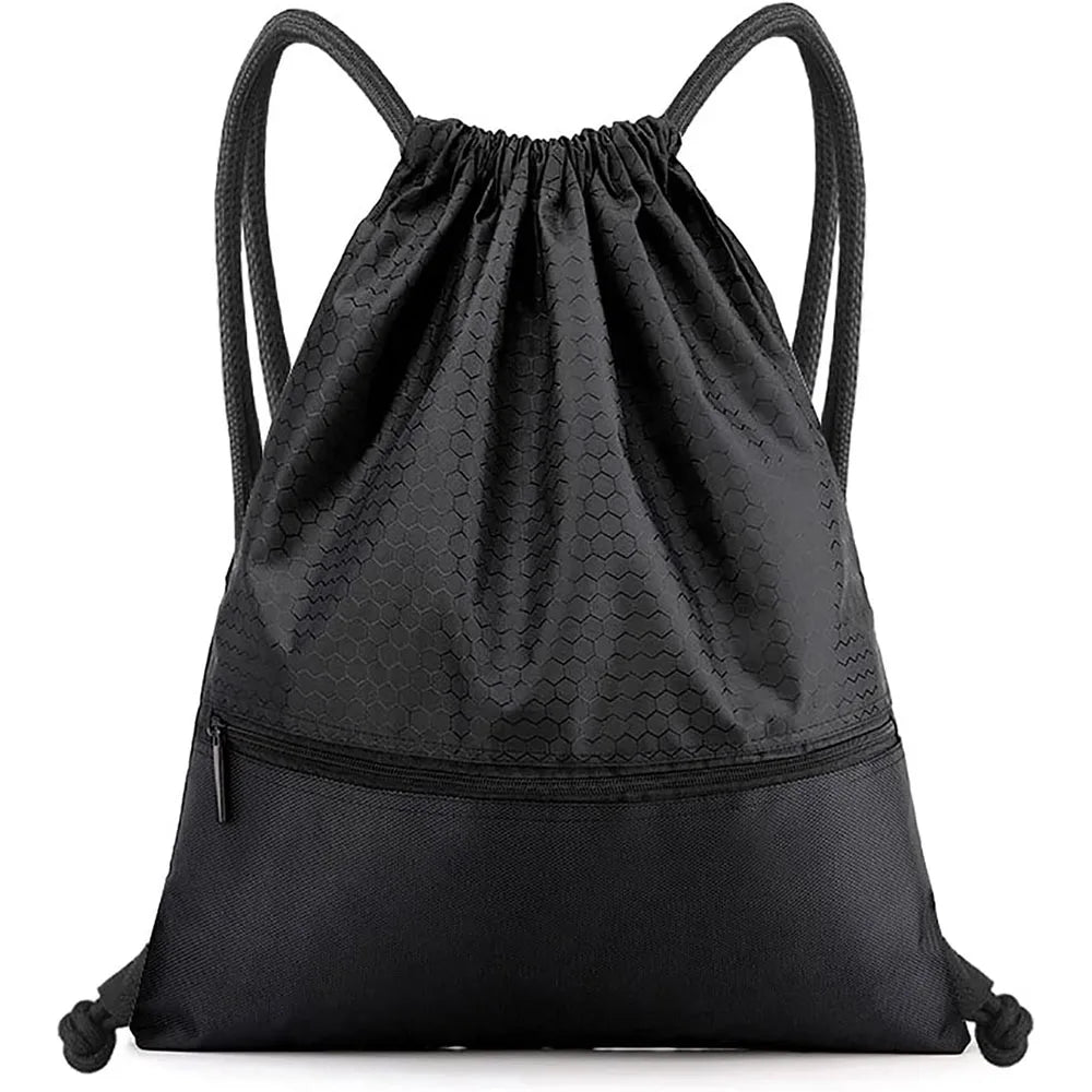 Custom Outdoor Camping Waterproof Swimming Nylon Gym Bags Sports Bag Drawstring Backpack