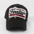 Wholesale Custom Feature Patch Letter Embroidered Washed Hat Gorras Baseball Caps