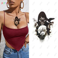 Non-toxic Safe High Quality Printed Men Women Waterproof Half Arm Fake Temporal Tattoos Lasting 7 Days