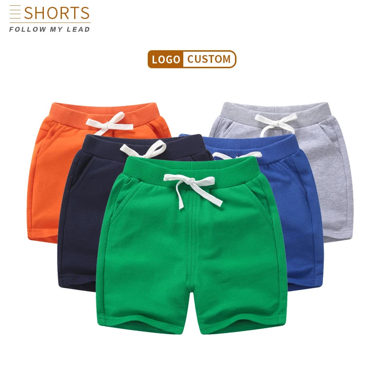 Children Casual Summer Clothes Boys 100% Cotton Fashion Toddler Shorts Washed Comfortable Shorts for Men