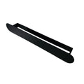 Sturdy Structure Stainless Steel Wall Mounted Towel Rack Shower Storage for Apartment Simple Oval Shape Black Bathroom Shelves