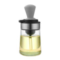 2 in 1 Glass Olive Oil Dispenser Bottle With Silicone Brush Kitchen Spray Bottles for Cooking Frying Baking BBQ