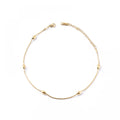 Fashion Waterproof Accessories Wholesale Jewelry Rose Gold Plated Stainless Steel Beaded Bracelets Women