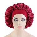 Large Elastic Hair Ribbon Tint Hat for Women Double Tint Lace South European Style Wide-brimmed Curly Hair Sleep Party Sports