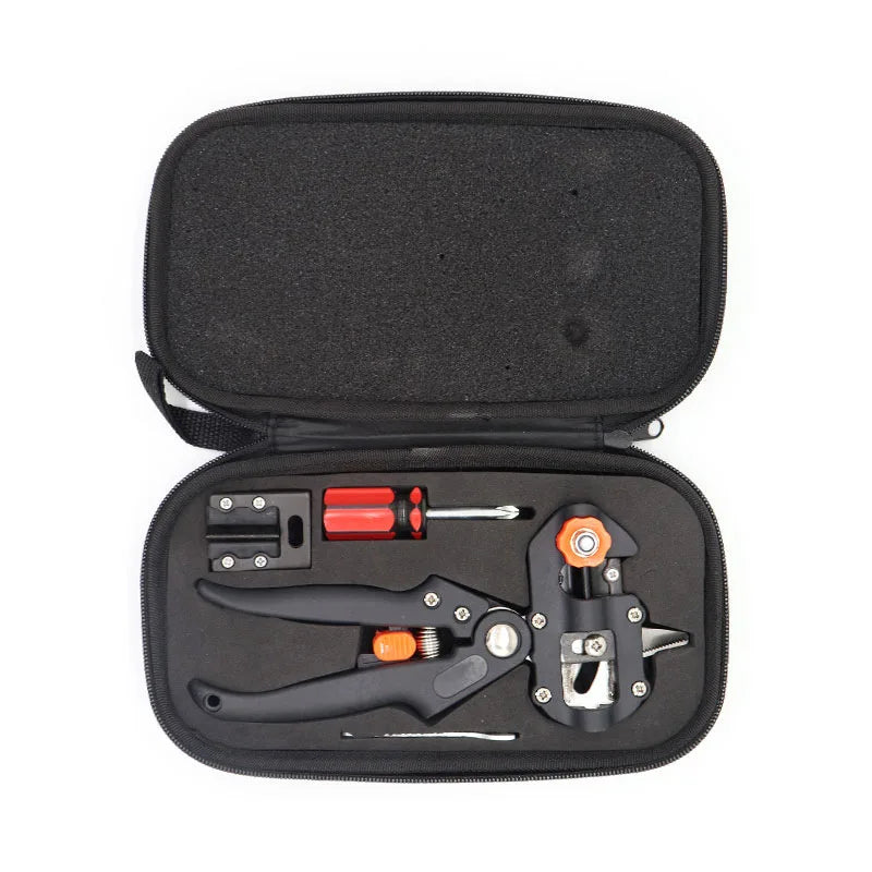 Manual DIY Garden Grafting Tool Set for Fruit Tree Pruning Shears High Carbon Steel Plastic Handle 12kgs