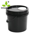 5 Gallon Food Grade White Plastic Bucket with Lid and Handle Plastic Pail