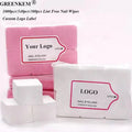 1000pcs\540pcs\300pcs Customizable Pack Lint Free Soft Nail Polish Remover Cotton Gel Cleaning Nail Pads
