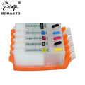PGI-480 CLI-481 Refillable Plastic Ink Cartridge for Canon PIXMA TS704 TR7540 TR8540 TS6140 TS8140 TS9140 TS9540 TS9541 Printers