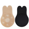 Nude Silicone Rabbit Petal Pasties Sexy Adult Decorative Nipple Covers Push-Up Feature Halter Strap Type Cup Logo Button
