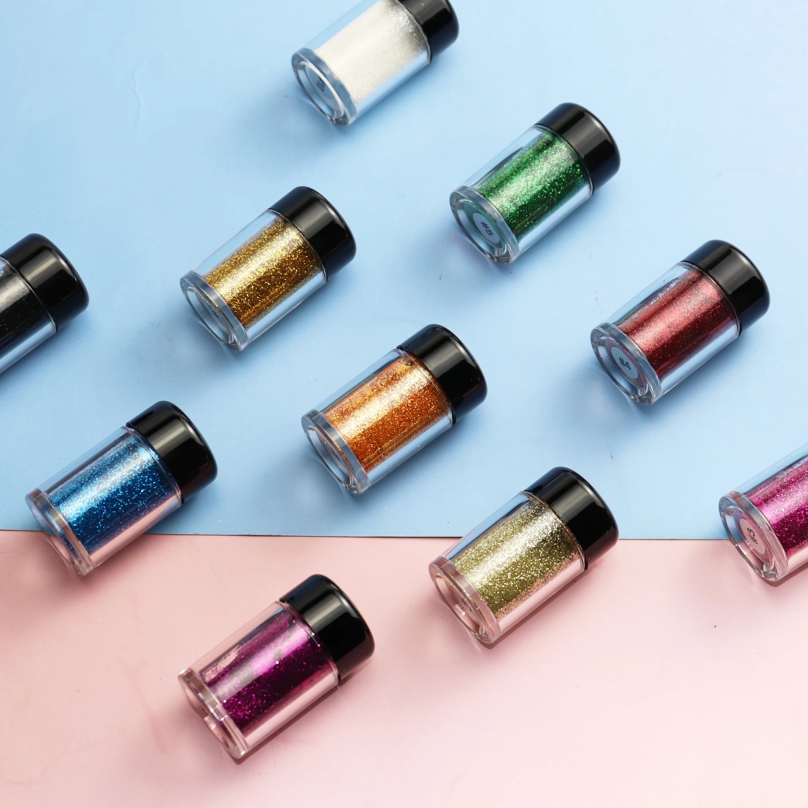 Custom Logo Single 10 Color Glitter Eyeshadow High Pigment Waterproof Eyeshadow Powder Wholesales