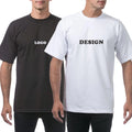 Custom T Shirts Your Own Brand 50% Cotton 50% Polyester Screen Print 3D Embossed Rhinestones Chenille Embroidery Tshirt T-Shirt