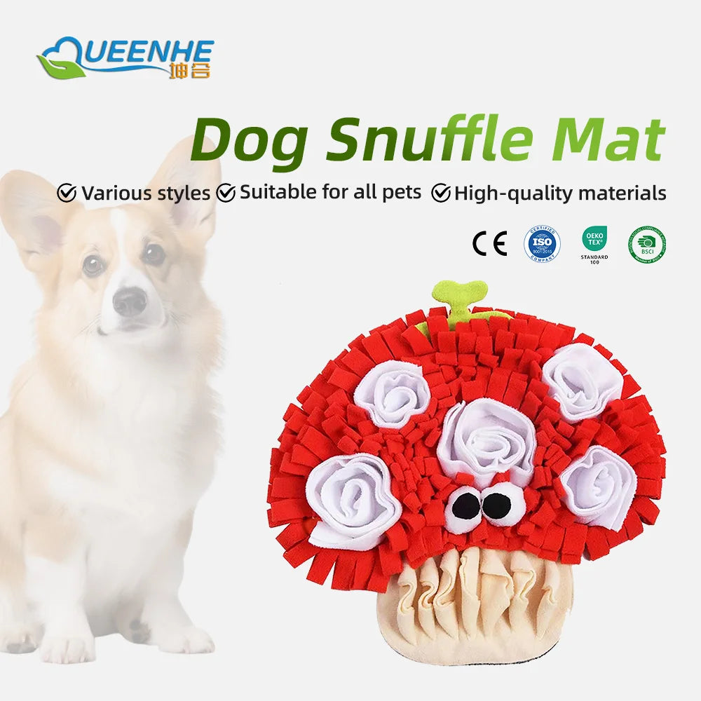 Wholesale Hand-knitted Pet Snuffle Mat Dog Nosework Snuffle Mat for Dogs Training Feeding Stress Release Dog Toy