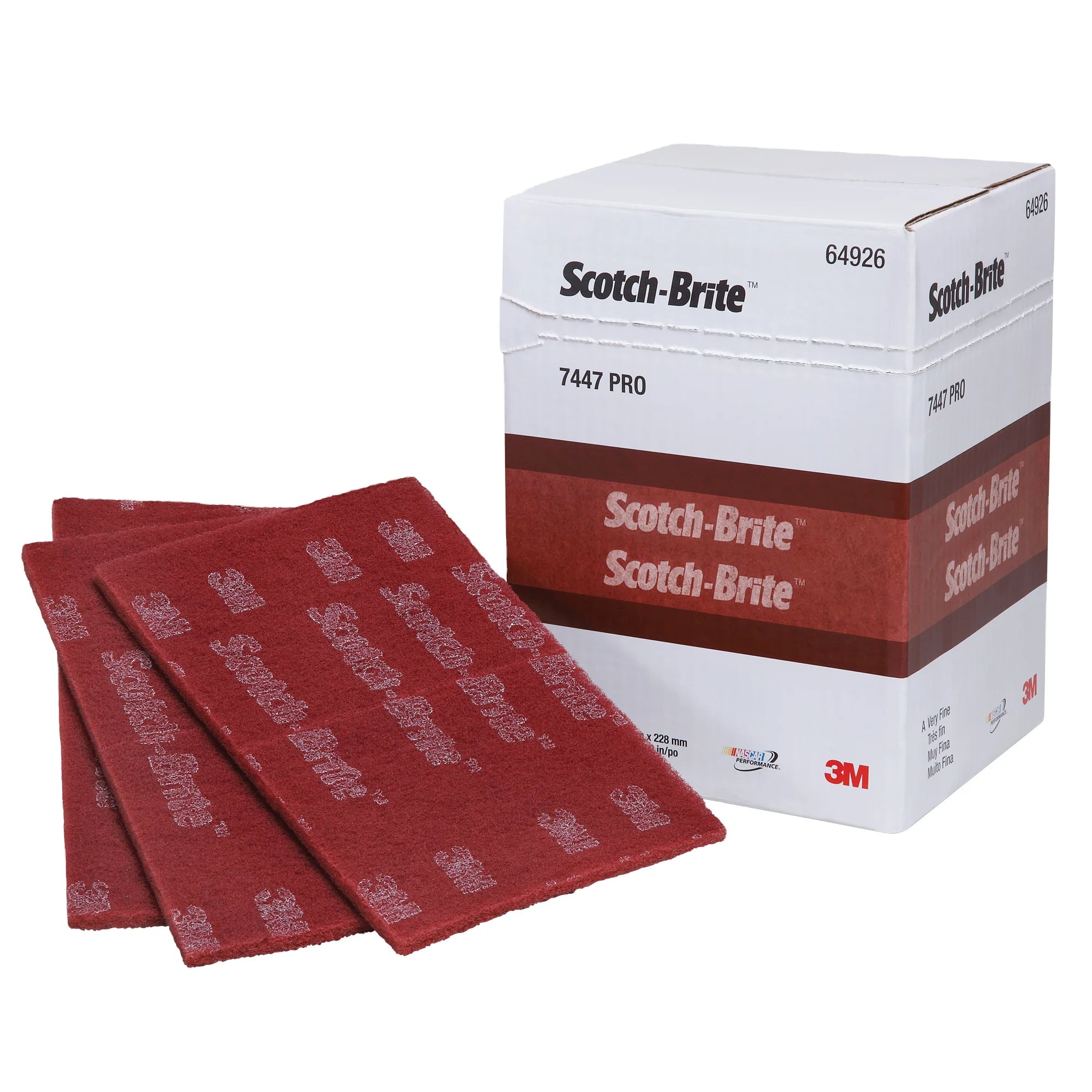 Non-woven Buf Pad 6'' X 9'' for Polishing and Deburring Surface Hand Pad