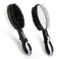 Pet Double Sided Brush  Round-ended Steel Pins Cat Brushing Comb Pig Hair Dog Shedding Brush