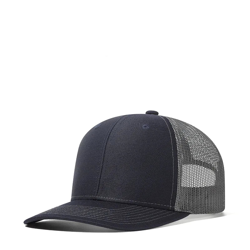 Custom Embroidery Leather Patch Fitted Baseball Caps Camo Trucker Hat Richardson 168 7 Panel Richardson 112 Trucker Hat