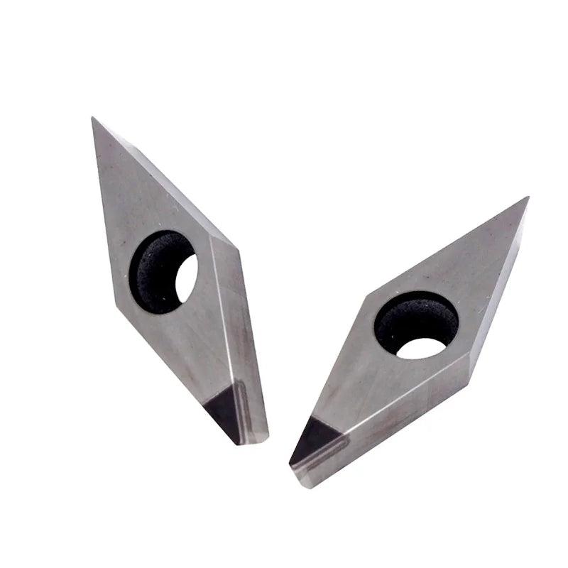 2 Pcs/Set PCD Turning Inserts VCGT160402/04/08 CNC Inserts Carbide Inserts OEM ODM