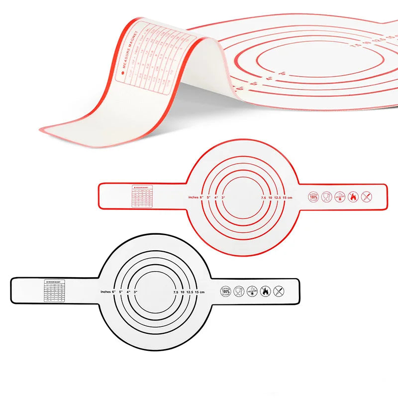 Non-Stick Silicone Bread Sling Silicone Baking Mat Easy Clean Dutch Oven Bread Mat With Long Handle to Transfer Sourdough